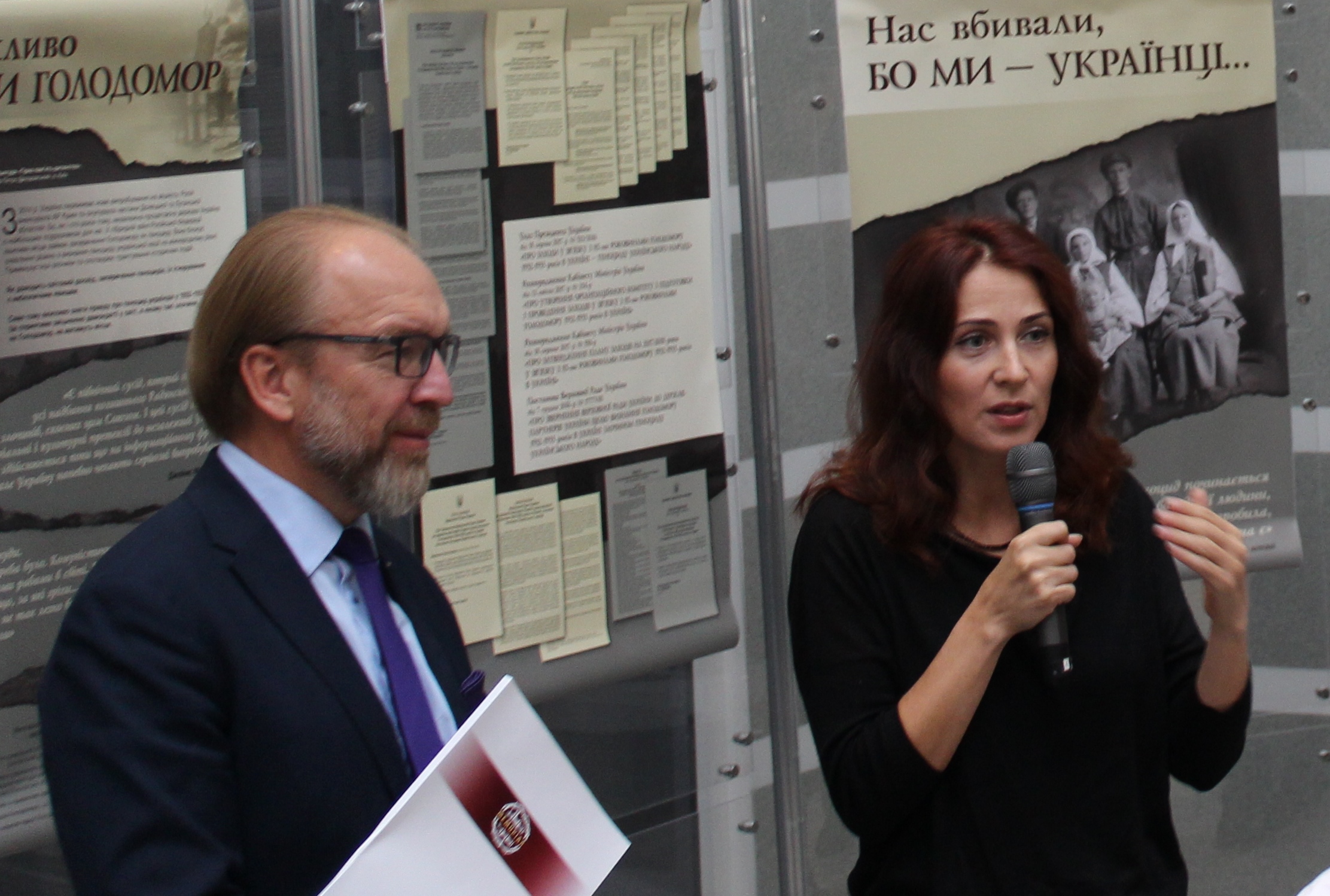 The exhibition «We were killed because we are Ukrainians» was opened at the Ukrainian Chamber of Commerce and Industry