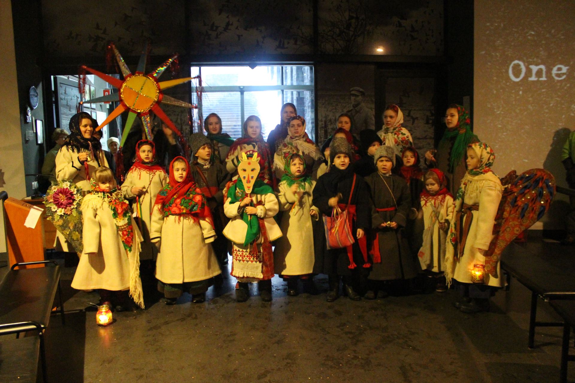 Christmas Caroling in the Museum