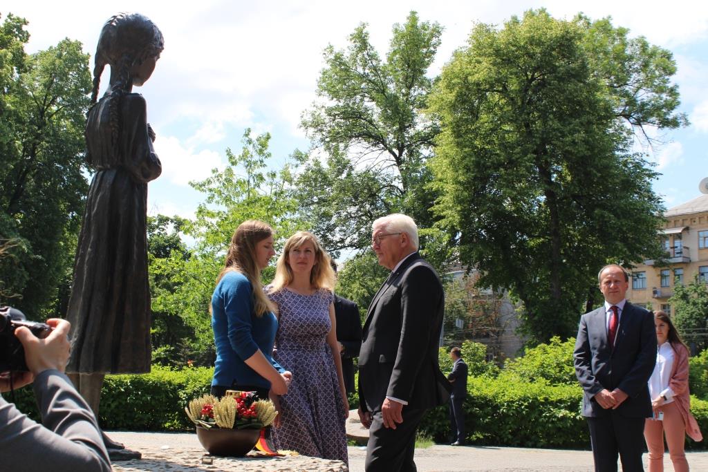 The President of Germany visited the Holodomor Victims Memorial