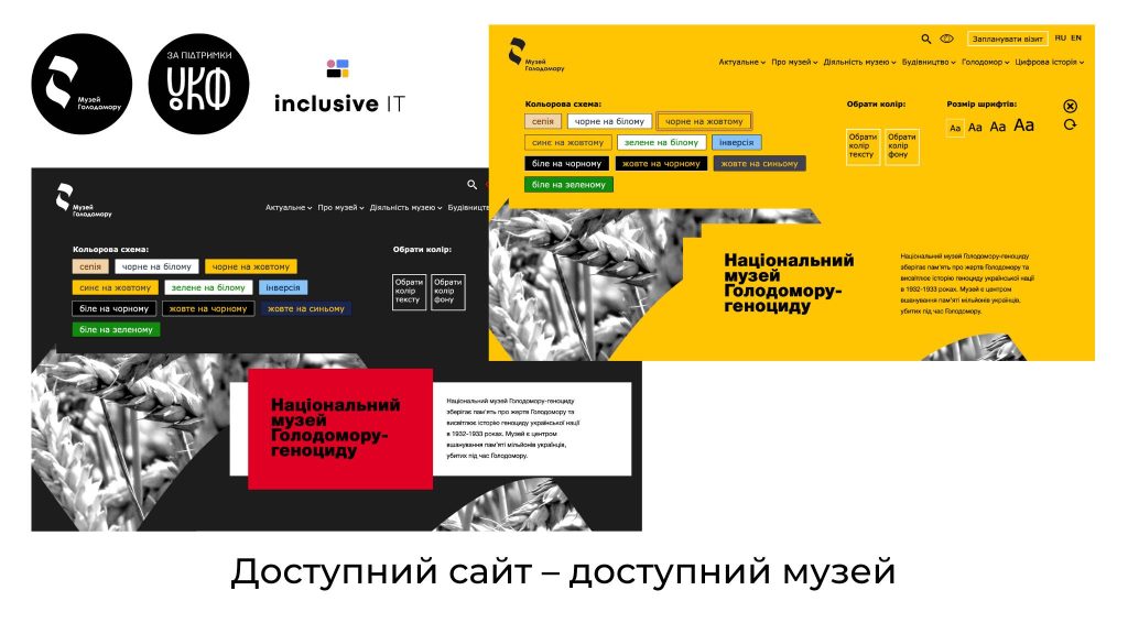 Updated museum site