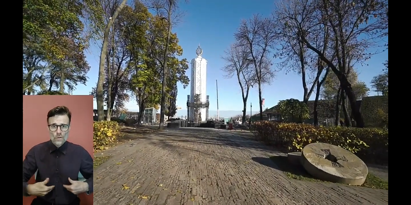 Video tour of the Holodomor Museum is avaliable in sign language