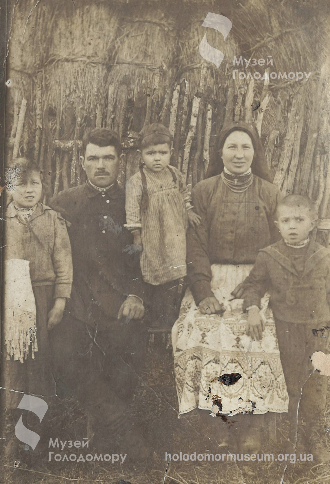 Родина Слободянів із села Зяньківці