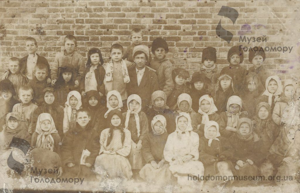 Second-year pupils at the school in the village of Postavmuky