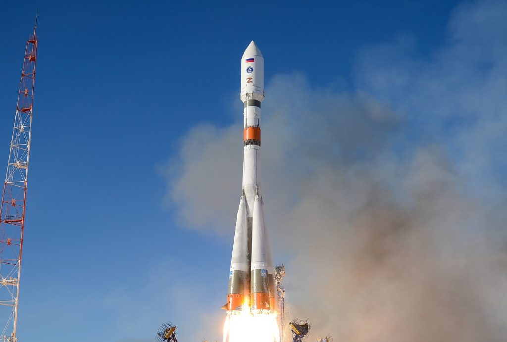 Літера Z на російській космічній ракеті-носії Союз-2.1а