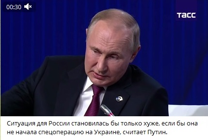 Диктатор Путін виправдовує геноцид українців