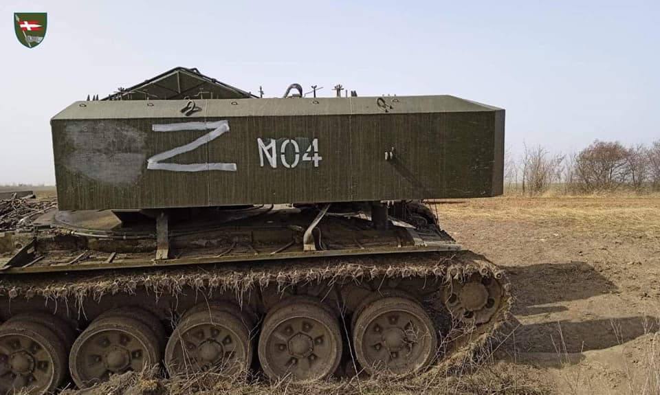 Знищена важка вогнеметна система противника ТОС-1 Буратіно 2