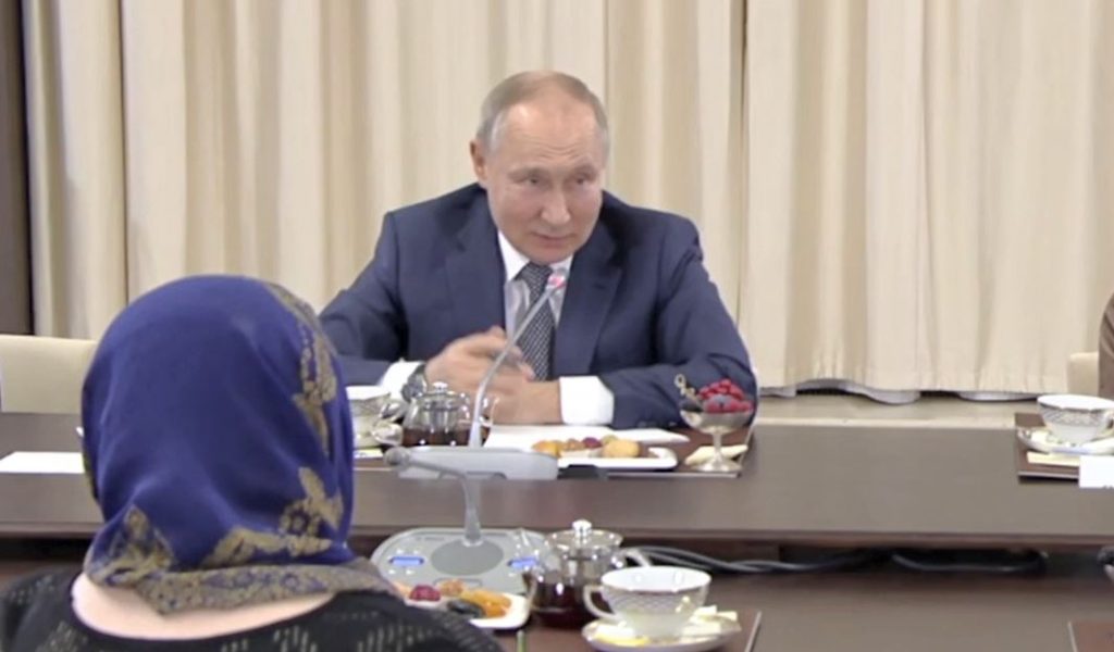 The Kremlin dictator personally spreads propaganda narratives