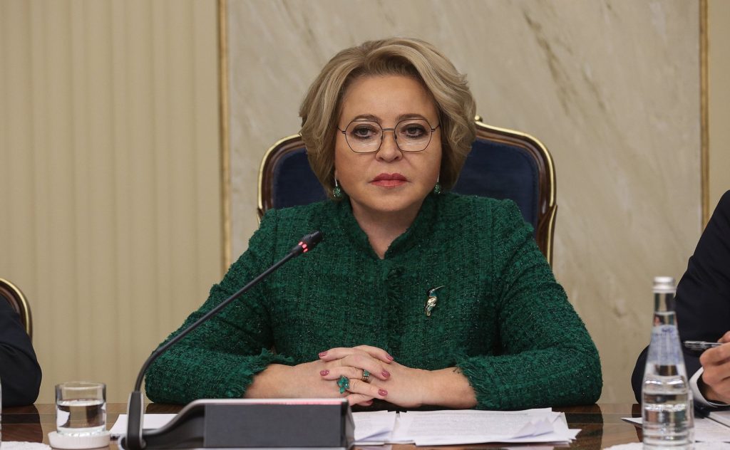 Валентина Матвієнко, голова Ради федерації Федеральних зборів РФ