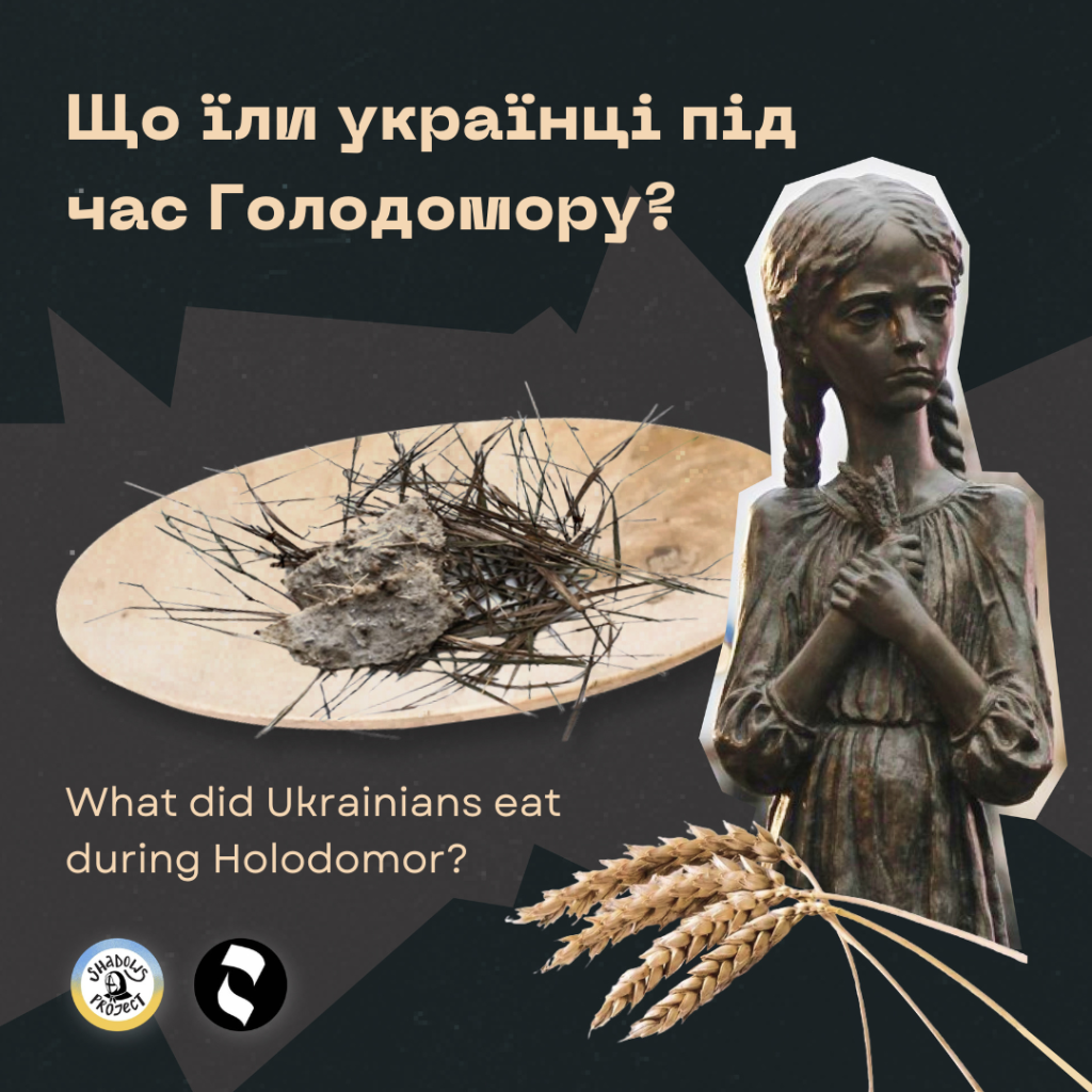 What did Ukrainians eat during the Holodomor?