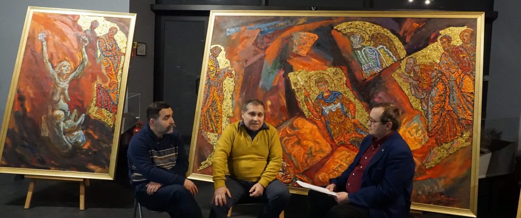 “We decided to raise the topic of the Holodomor. Who else but us”: an interview with artists Yurii and Taras Honcharenko, authors of the triptych “Genocide 1933”