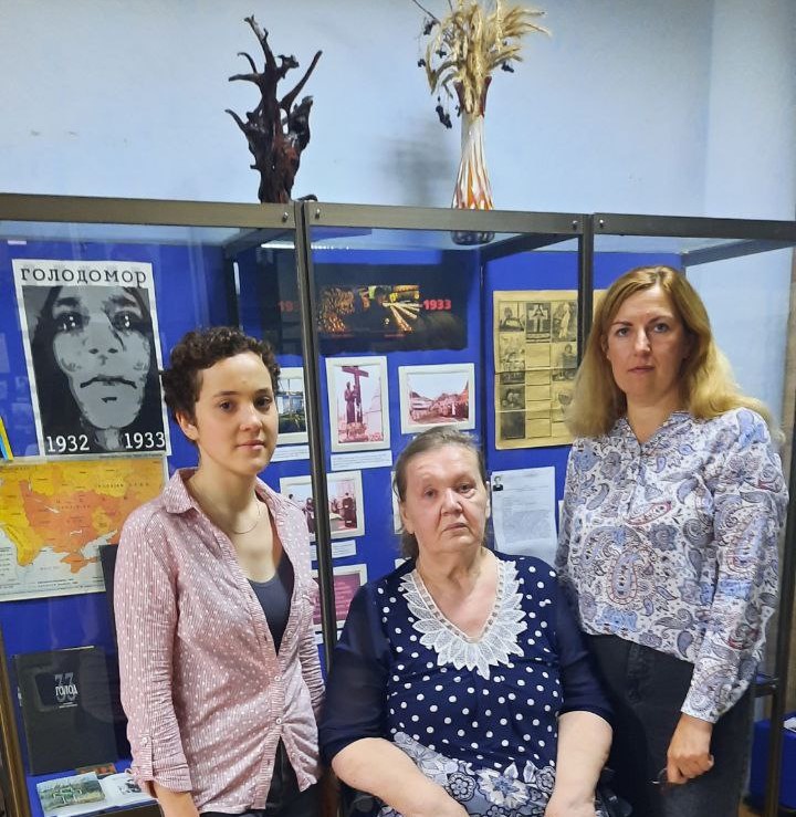 Our colleagues met with Maria Ovdiienko, a well-known Holodomor researcher in Brovary
