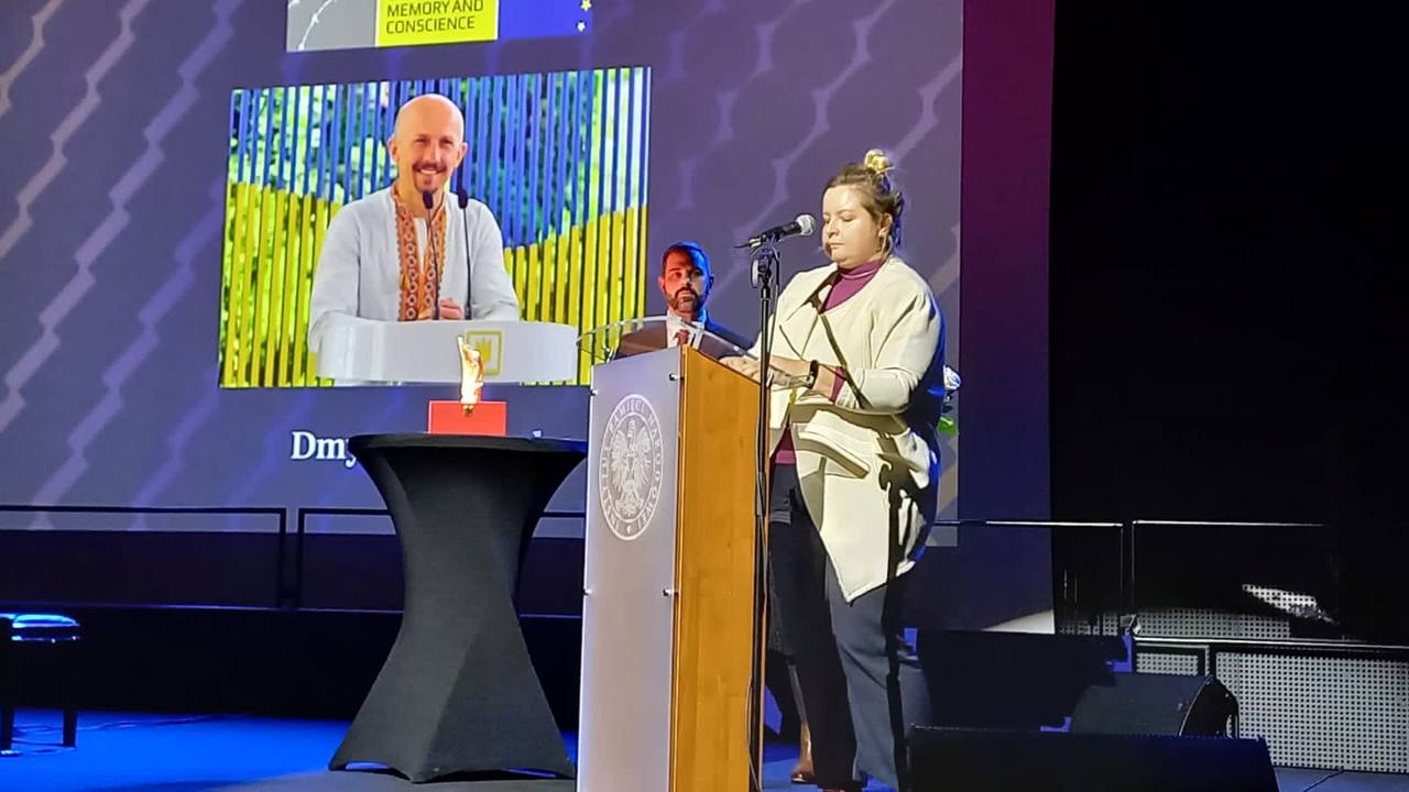 Журналіст Дмитро Хилюк отримав премію Платформи європейської памʼяті та сумління