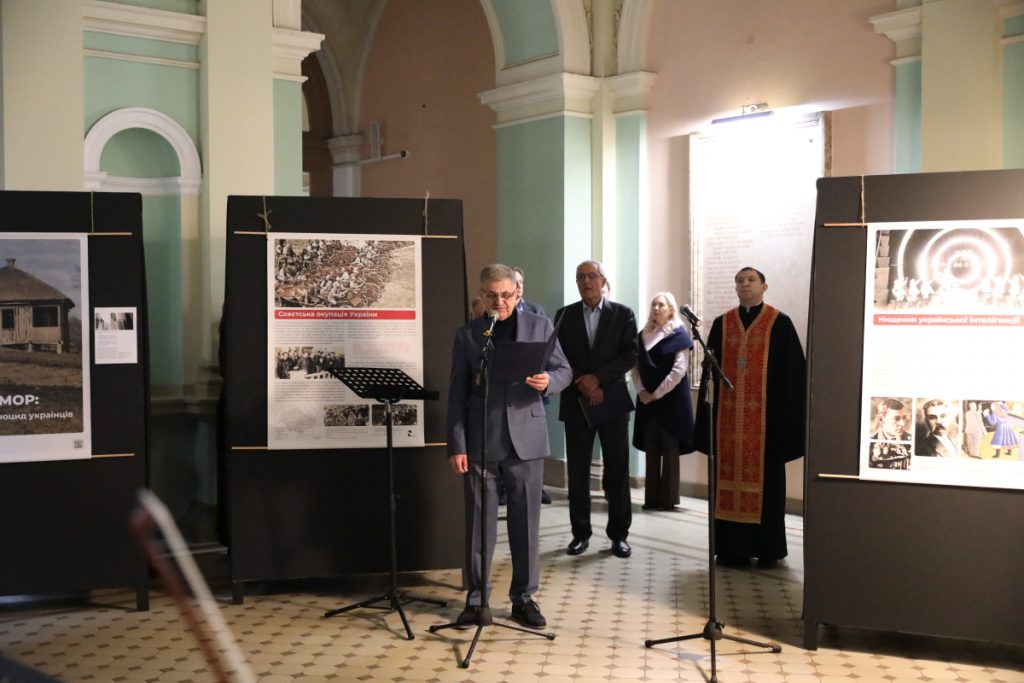 An exhibition of the Holodomor Museum opened at Lviv Polytechnic University