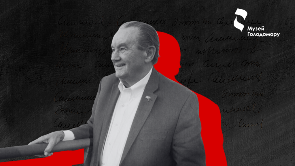 Morgan Williams, founder of the largest art collection on the Holodomor, passed away a year ago