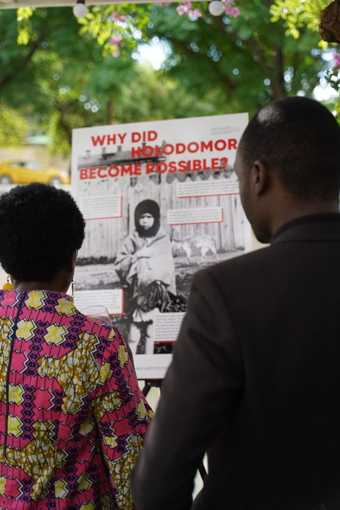 An exhibition entitled “The Uncondemned Genocide of Ukrainians Repeats” opened in Botswana